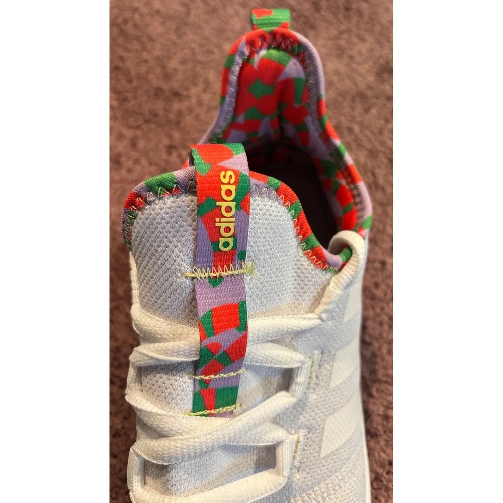 Adidas X Farm Rio Puremotion Womens White Floral Running Shoes HP6223